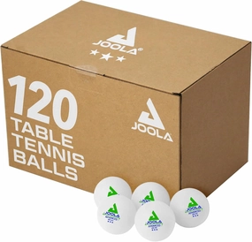 JOOLA Training 3 Star Table Tennis Balls 12, 60, or 120 Pack - 40 mm Regulation Bulk Ping Pong Balls for Competition and Recreational Play - Fun as a Cat Toy - Indoor and Outdoor Compatible