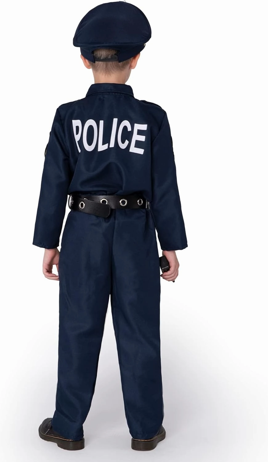 JOYIN Toy Halloween Toddler Police Costume, Police Officer Costume for Boys, Kids Cop Outfit for Halloween Pretend Roleplay