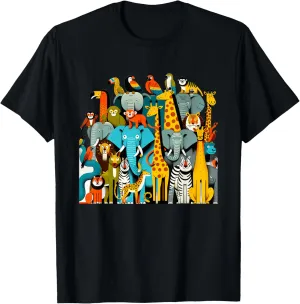 Jungle Jamboree Wildlife Birthday Safari Birthday 090CWU T-Shirt