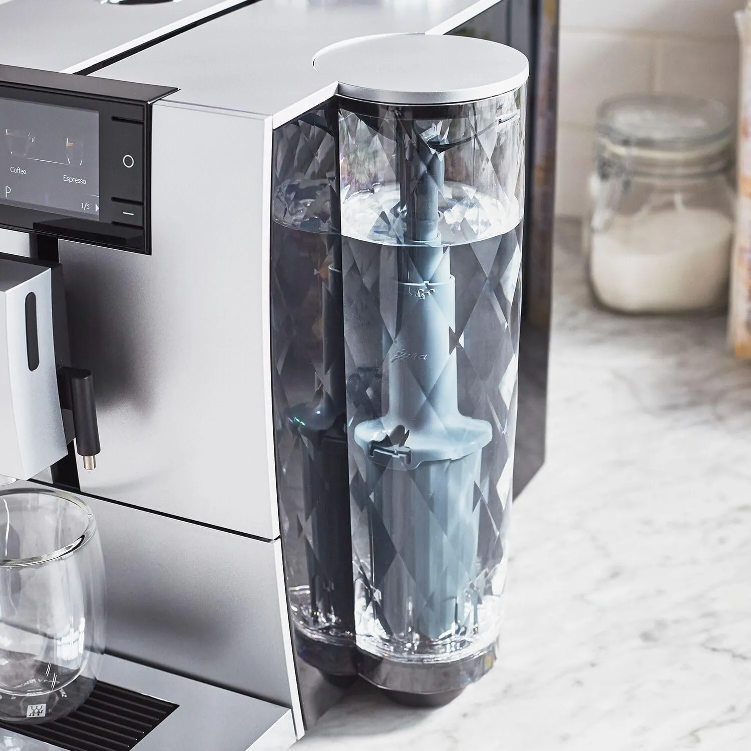 JURA ENA 8 Nordic White Automatic Coffee Machine,37 OUNCES