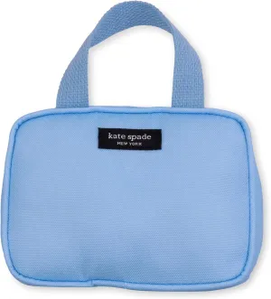 kate spade new york Dog Rope with Squeaker and Crinkle Material, Cute Purse Tug Toy, Dog Toy with Soft Durable Fabric, Pet Toy for Small Medium Large Breeds, Citrine Blue Handbag