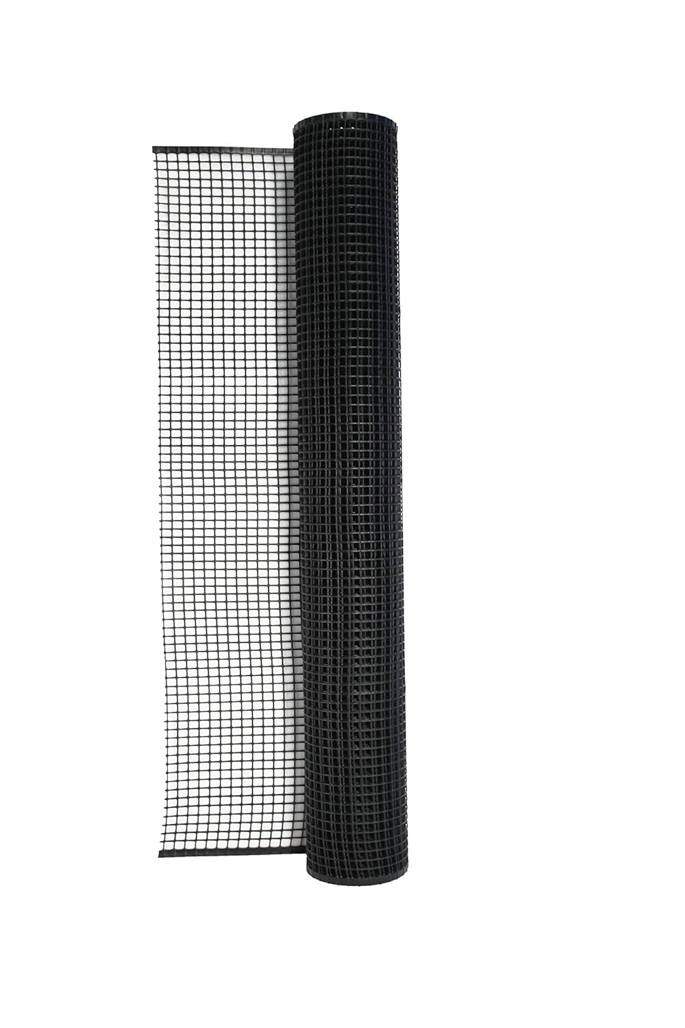 KidKusion Heavy Duty Deck Guard, Black - 20' L x 3' H | Made in USA; Indoor/Outdoor Balcony and Stairway Deck Rail Safety Net; Child Safety; Pet Safety; Toy Safety