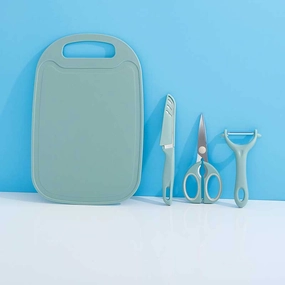 Kitchen ware set of 4 PCS (Cream Green)