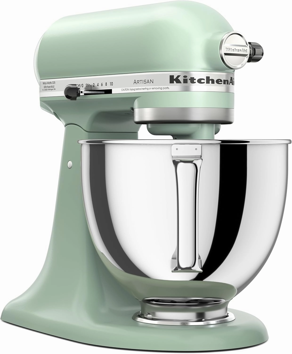 KitchenAid Artisan Series 5 Quart Tilt-Head Stand Mixer, KSM150PSDC, Cardamom