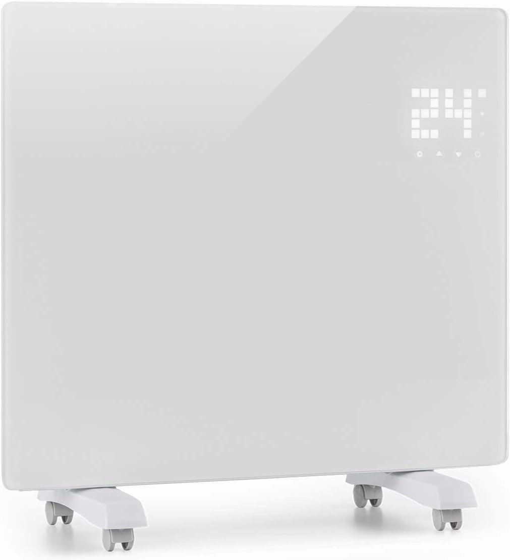 KLARSTEIN Bornholm Single Convection Space Heater, Space Heaters for Indoor Use, Portable Heater for Bedroom, Electric Heater, Portable Heaters for Indoor Use, Small Space Heater, Small Heater - White