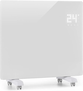 KLARSTEIN Bornholm Single Convection Space Heater, Space Heaters for Indoor Use, Portable Heater for Bedroom, Electric Heater, Portable Heaters for Indoor Use, Small Space Heater, Small Heater - White