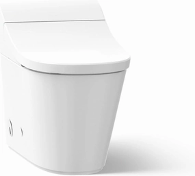 KOHLER K-29777-PA-0 Innate Smart Toilet, White, One-piece Elongated Style, Dual-flush with Integrated Personal Cleansing