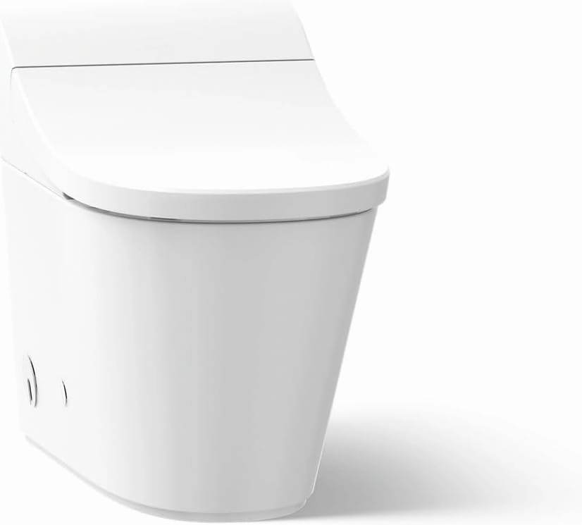 KOHLER K-29777-PA-0 Innate Smart Toilet, White, One-piece Elongated Style, Dual-flush with Integrated Personal Cleansing