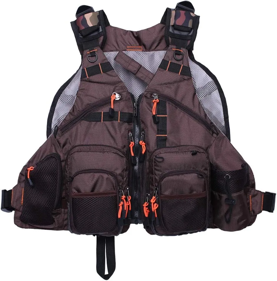 Kylebooker Fly Fishing Vest Pack Adjustable for Men and Women