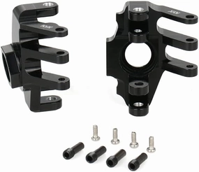 KYX Racing Aluminum Alloy AR14B Front Axle Steering Knuckle Upgrades Parts Accessories for 1/10 RC Crawler Car Axial RBX10 RYFT