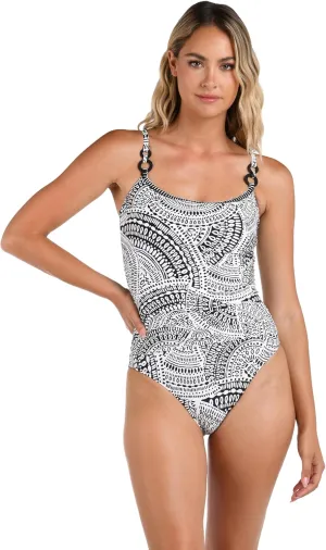 La Blanca Women's One Piece Swimsuit Lingerie Tummy Control Bathing Suit