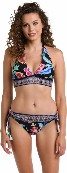 La Blanca Women's Banded Halter Bikini Swimsuit Top