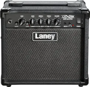 Laney LX15B Bass Guitar Combo 15W 2 x 5 Inch Woofers, Black