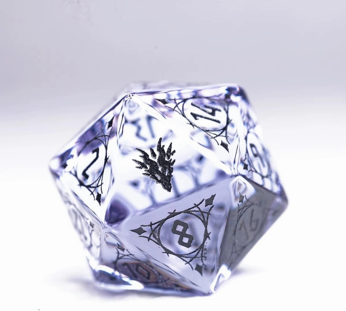 LANGWEI 7Pcs,D&D Dice Set Pretty Dragon Pattern Polyhedral Dice, Role Playing Dice for TRPG Table Games Dungeons and Dragons Games,Creative Gifts