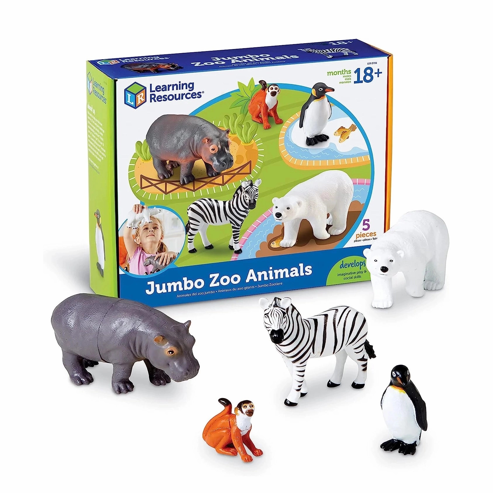 Learning Resources Jumbo Zoo Animals