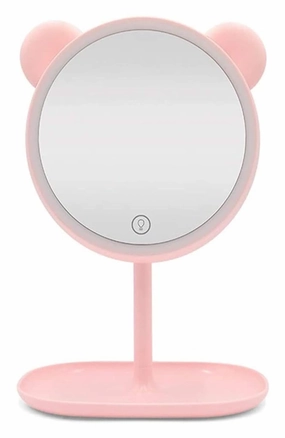 Led Makeup Mirror Makeup Mirror Illuminated Countertop Cosmetic Mirror, HD 90° Adjustable Rotation Princess Mirror Perfect Birthday Present Suit for Girl Kids Living Room Bathroom