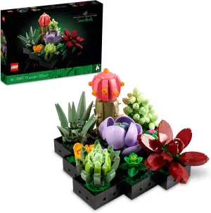 LEGO Botanicals Succulents - Gift for Mother's Day - Artificial Indoor Plant Building Set for Home, Kitchen, Desk Decor Adults Ages 18  - 10309