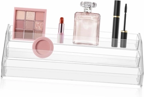 LIFKOME Compact Vanity Organizers Acrylic Makeup Palette Storage for Eyeshadow Nail Polish