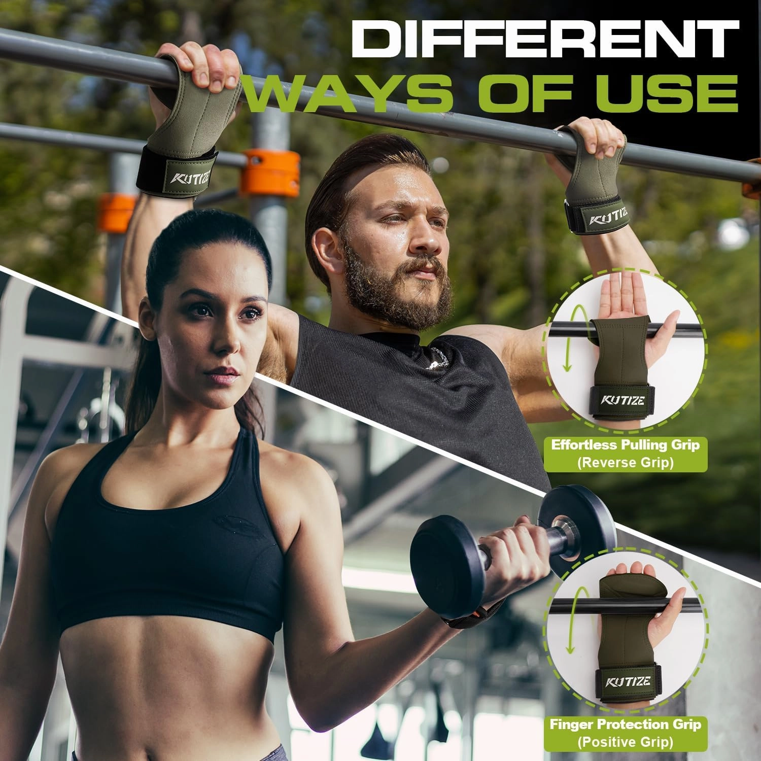 Lifting Straps, Weight Lifting Wrist Wraps for Weightlifting, Heavy Powerlifting, Deadlifts, Rows, Pull Ups, Adjustable Neoprene Padded Gym Workout Strength Training Wrist Hooks for Men/Women