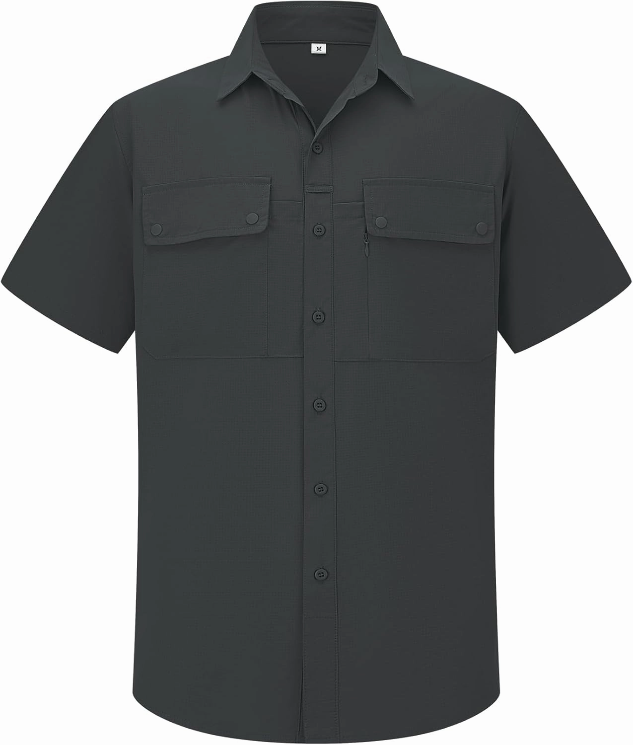 linlon Safari Shirt Men Short Sleeve UPF 50 UV Sun Protection Quick Dry Hiking Fishing Shirts