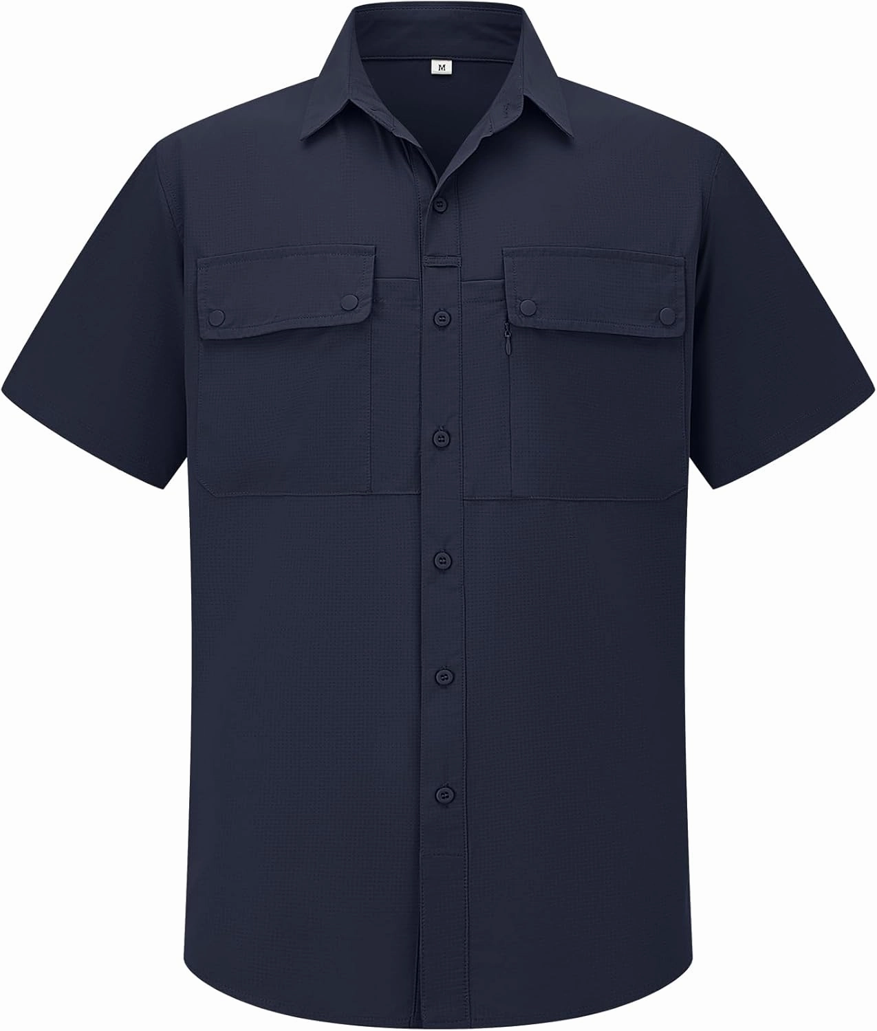 linlon Safari Shirt Men Short Sleeve UPF 50 UV Sun Protection Quick Dry Hiking Fishing Shirts