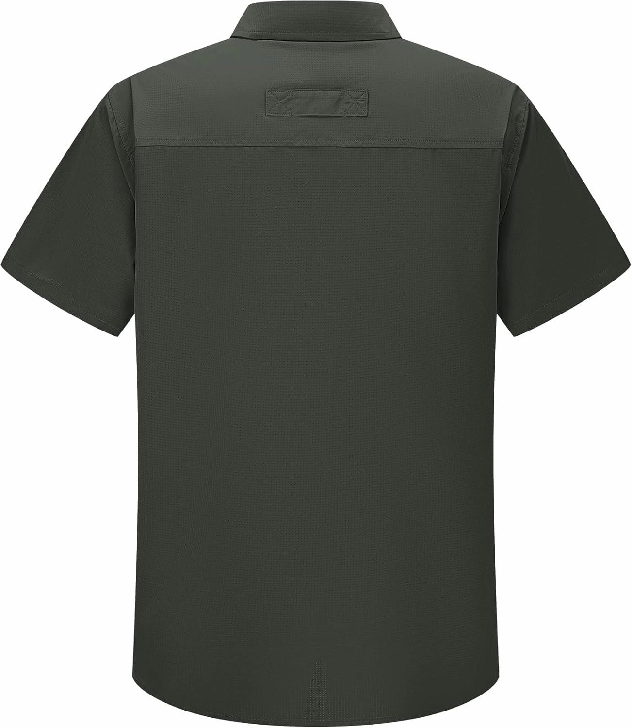 linlon Safari Shirt Men Short Sleeve UPF 50 UV Sun Protection Quick Dry Hiking Fishing Shirts