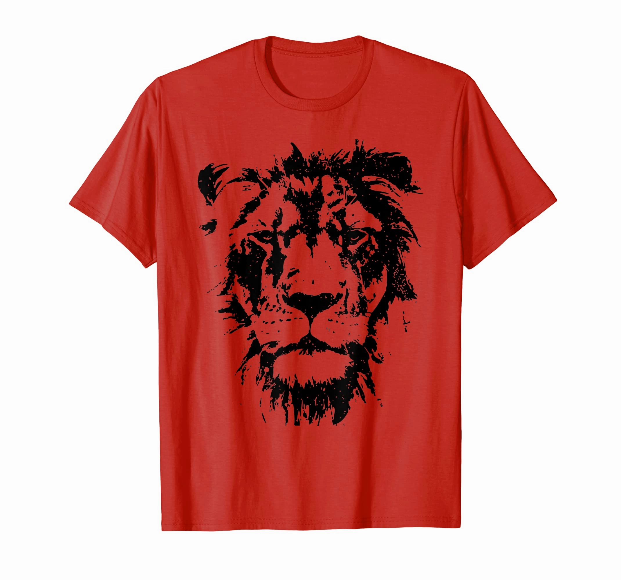 Lion Face T Shirt. Cool Zoo Animals T-Shirt Zoo Keeper