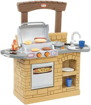 Little Tikes Cook 'n Play Outdoor BBQ , Brown