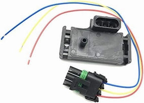 LOGEA Pressure Sensor Switch Sensor Compatible with GM Style 3BAR 3 BAR MAP Compatible with Electromotive Motec Megasquirt with Plug 12223861 16040749