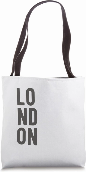 London lettering, London saying, Londoner, sayings, meme Tote Bag