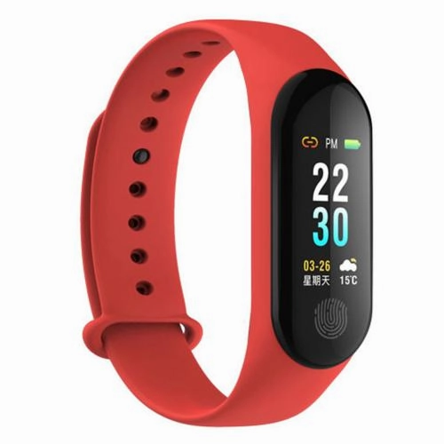 M3 Smart Watch Bracelet with Colour Screen, Heart Rate & BP Monitor