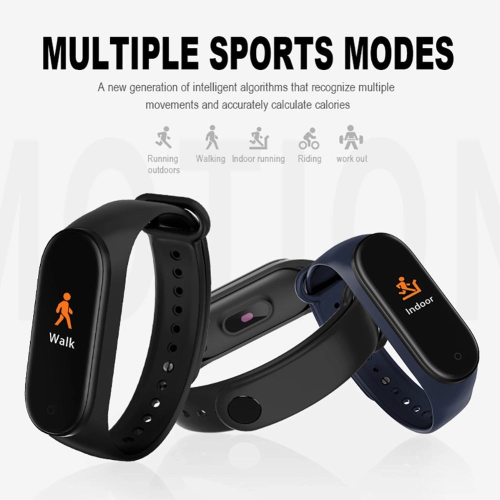 M4 Smart Fitness Watch with *** 1 x FREE DESIGNER STRAP ***