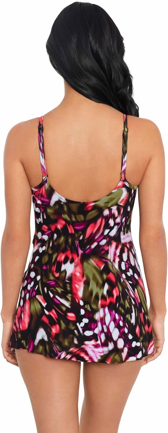 MagicSuit Women's Swimwear Put a Ring On It Willow Underwire Tummy Control One Piece Swimdress