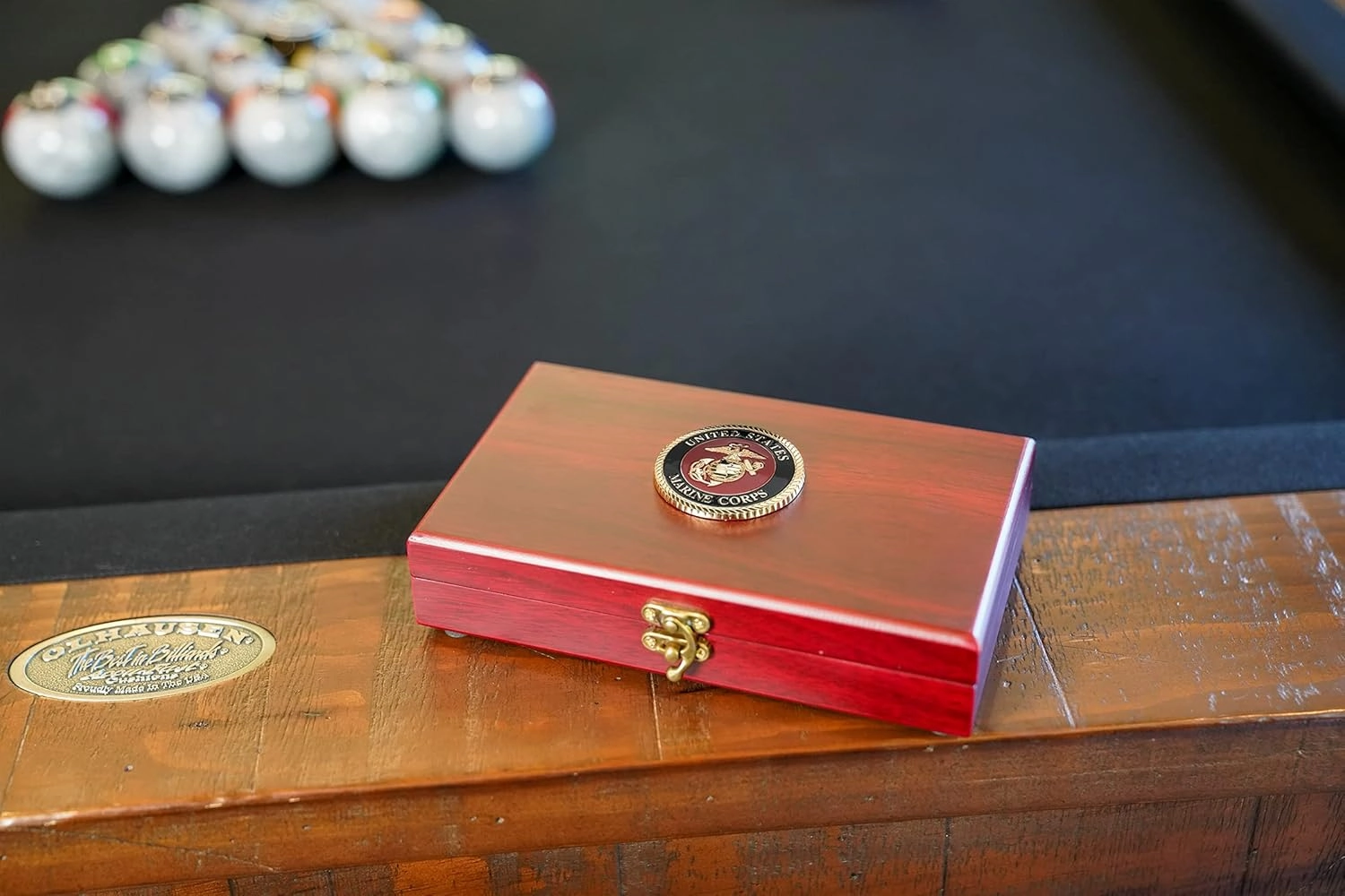 Marine Corps Gift Set | Playing Cards with USMC Dice | Officially Licensed Deck & EGA Dice | Great Gift for Marines | USMC Card & Dice Set