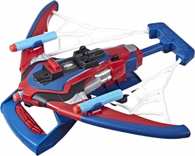 Marvel Spider-Man Web Shots Spiderbolt NERF Powered Blaster Toy, Fires Darts, 3 Darts, Kids 5  Years (Amazon Exclusive)
