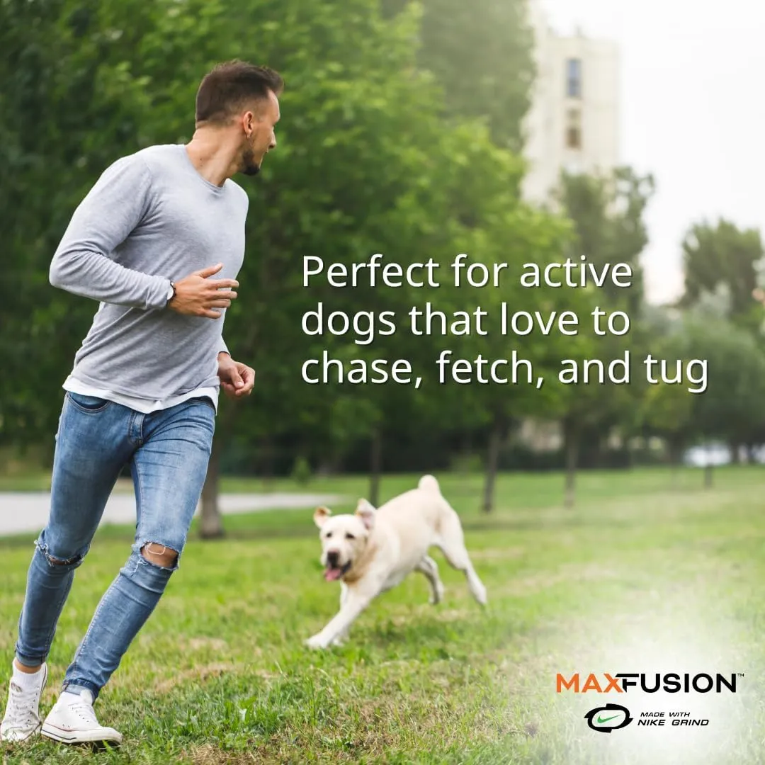 Max Fusion with Nike Grind, Arlee Cannon Treat Dispensing Dog Toy, Durable Dog Treat Toy, XL