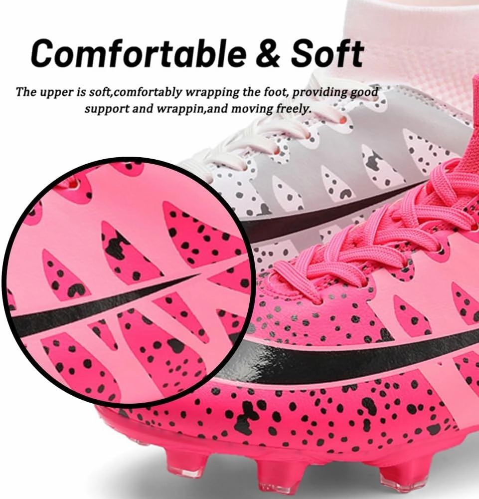 Maylrvjv Soccer Cleats Unisex Lightweight: Football Shoes for Men & Women