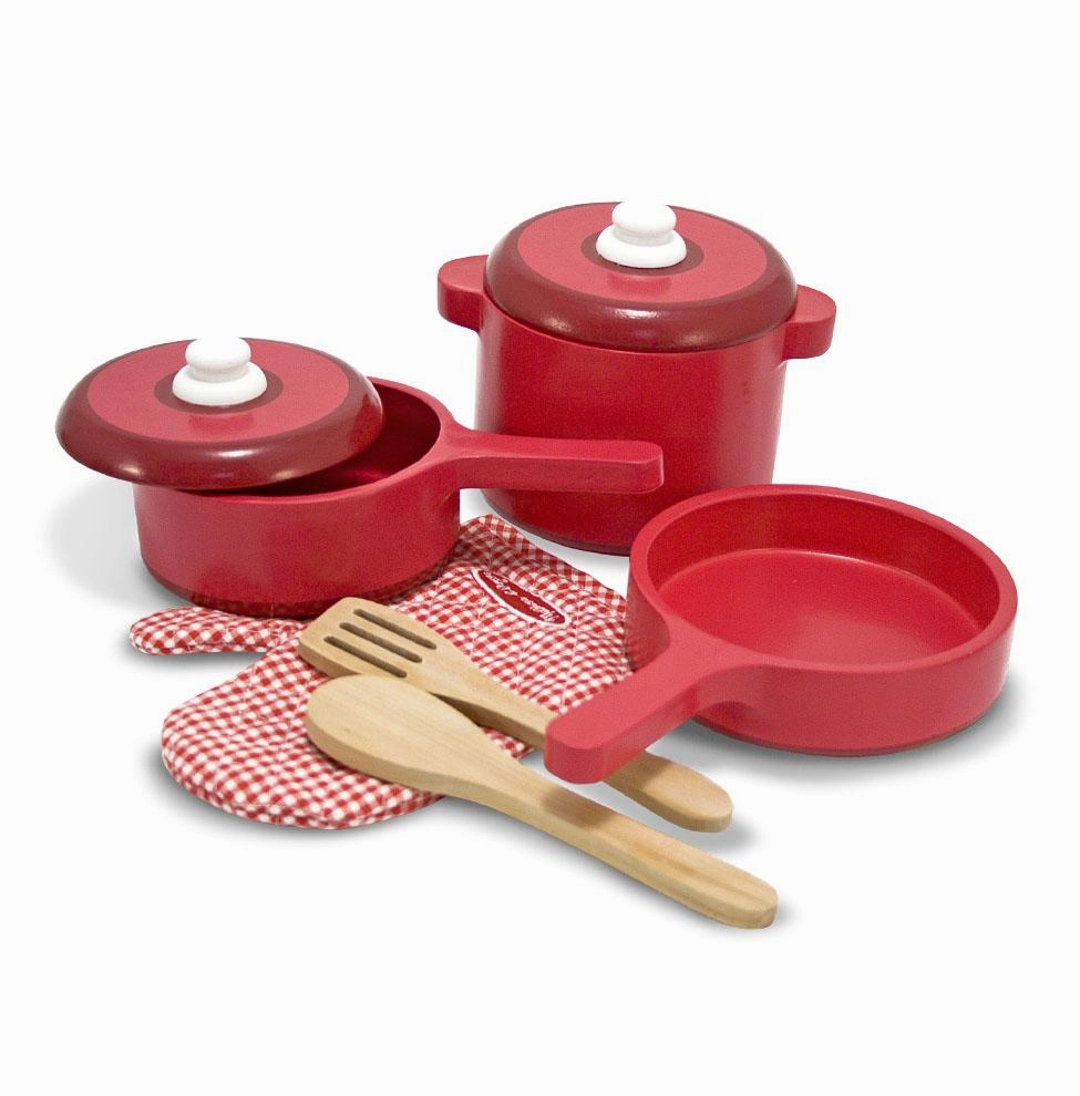 Melissa & Doug Wooden Kitchen Accessory Set