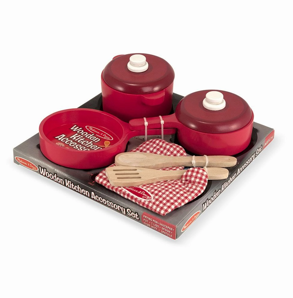 Melissa & Doug Wooden Kitchen Accessory Set
