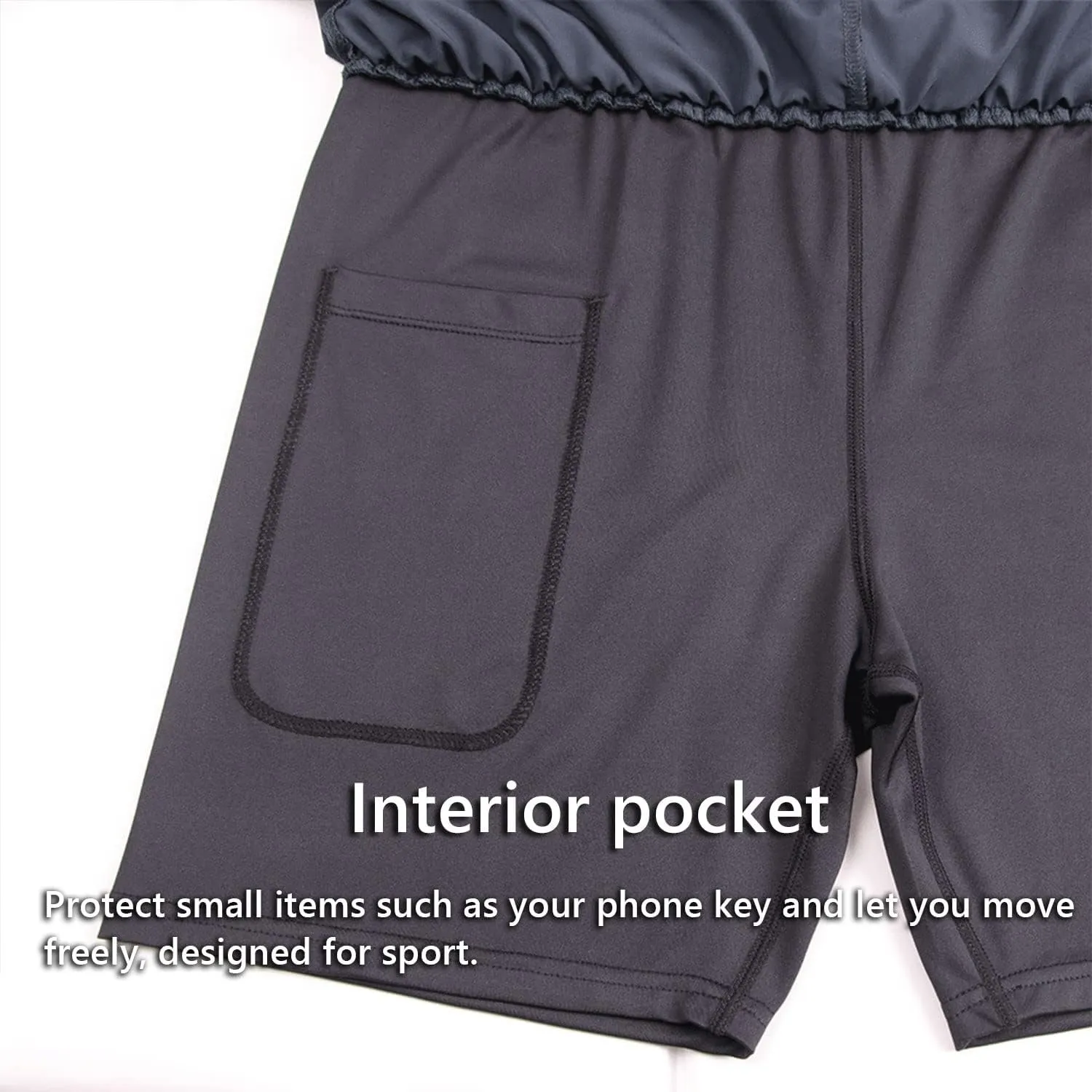 Men's Running Shorts 2 in 1 Short Gym Athletic Outdoor Jogging Workout Training Shorts