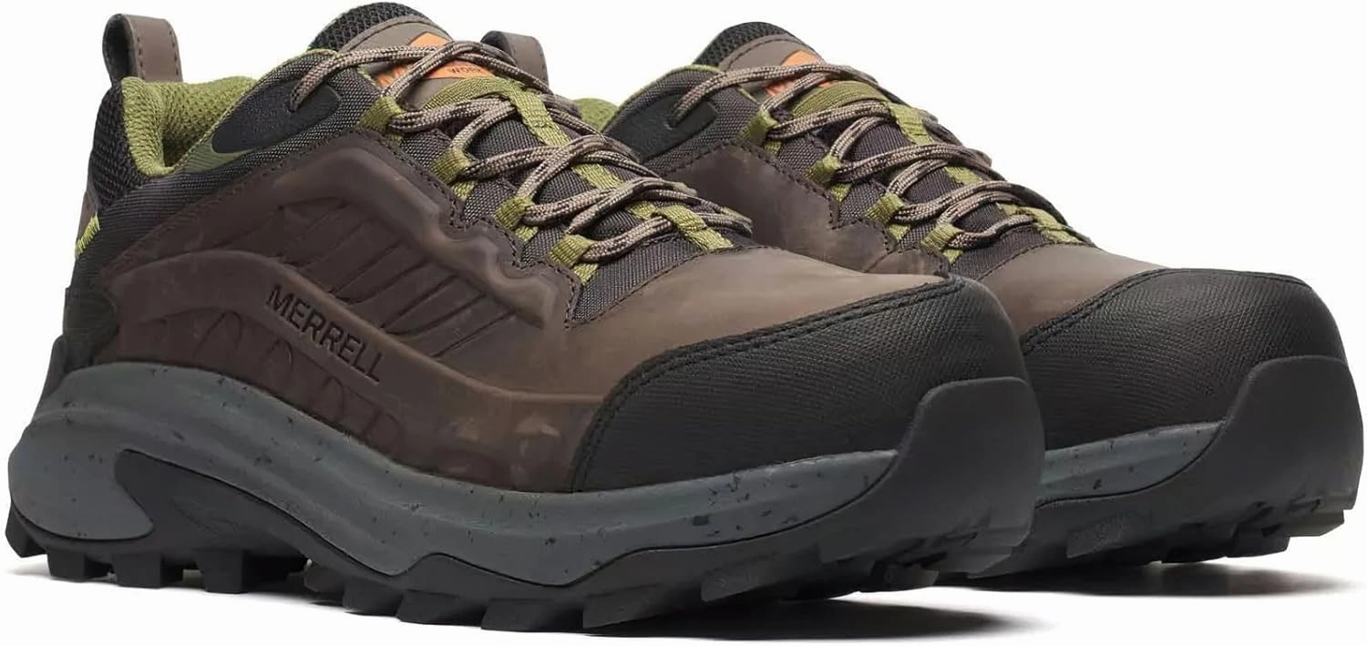 Merrell Men's Moab Speed 2 Waterproof Carbon Fiber Work Construction Shoe