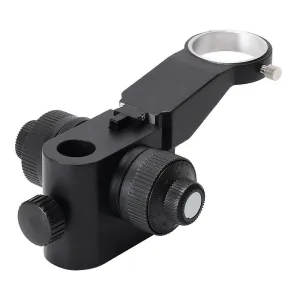 Microscope Observation 50mm Heavy Duty Adjustable Monocular Gear Ring Fine-Tune Holder Zoom Lens Video Microscope Stand Holder Part Support Ring