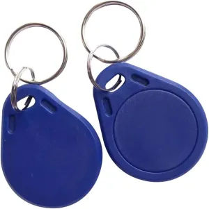 MIFARE Ultralight C - Contactless Ticket IC MF0ICU2 13.56Mhz Key Fob Blue Color (Pack of 10) (16 pF)