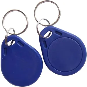 MIFARE Ultralight C - Contactless Ticket IC MF0ICU2 13.56Mhz Key Fob Blue Color (Pack of 10) (50 pF)