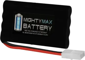 Mighty Max Battery 9.6V 2000mAh NiMH Battery for XMODS Custom RC 1:16 Buggy Starter Kit