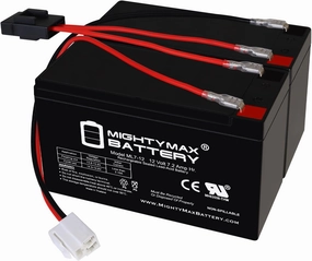 Mighty Max Battery 12V 7Ah SLA Replacement Battery Compatible With All Terrain Scooter Green/Black- Off Roading Electric Scooter