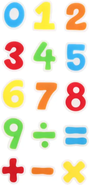 Mikinona 1 Numbers Fridge Whiteboard Early Learning 26pcs Number for Classroom for
