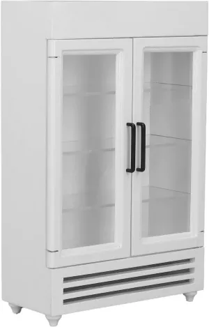 Mini Fridge Toy, Dollhouse Refrigerator, Wooden Dollhouse Refrigerator Portable Simulation Dollhouse Freezer Toy Refrigerator Real Littles Mini Fridge for 1:12 Dollhouse Kitchen(White)