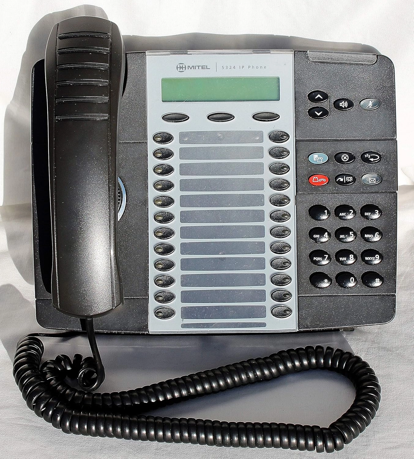 Mitel 5324 IP Phone Part number 50005664 Telephone, Black