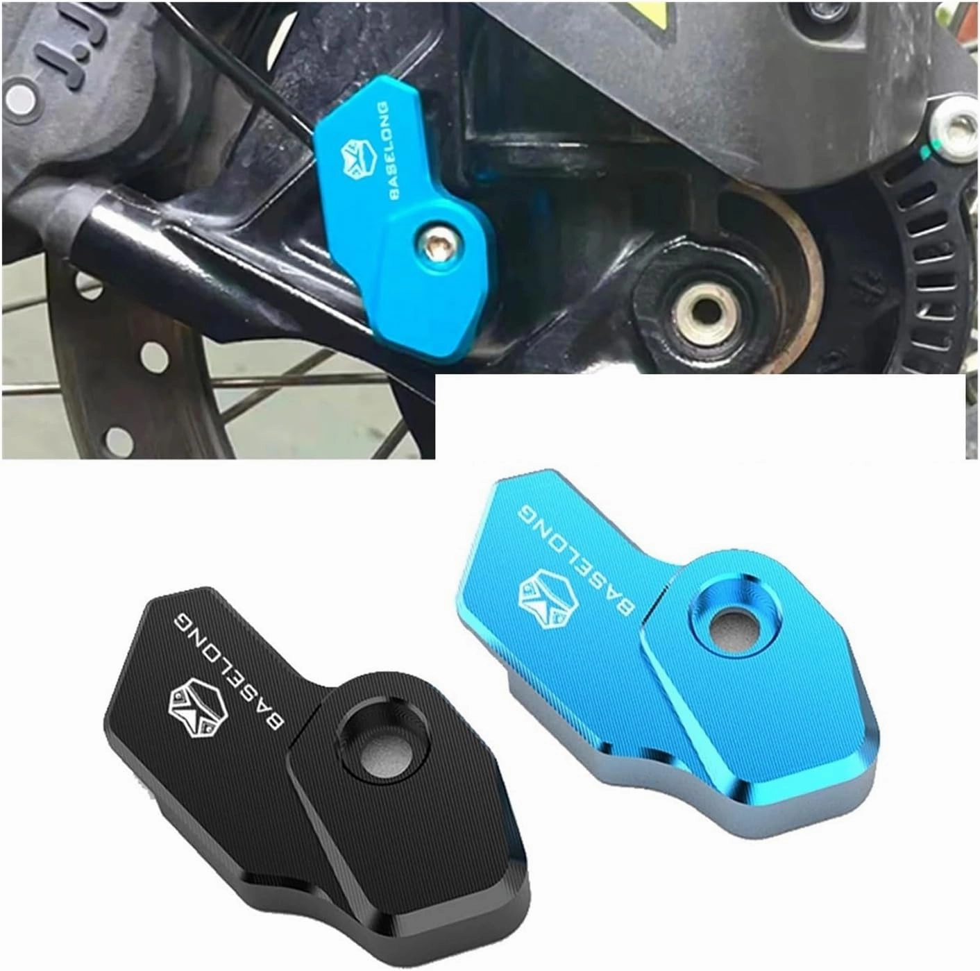 Motorcycle for 450MT Ibex450 Ibex 450 MT Front ABS Sensor Guard Protection Cover Accessories 2024 2025 2026 Aluminium(Black)